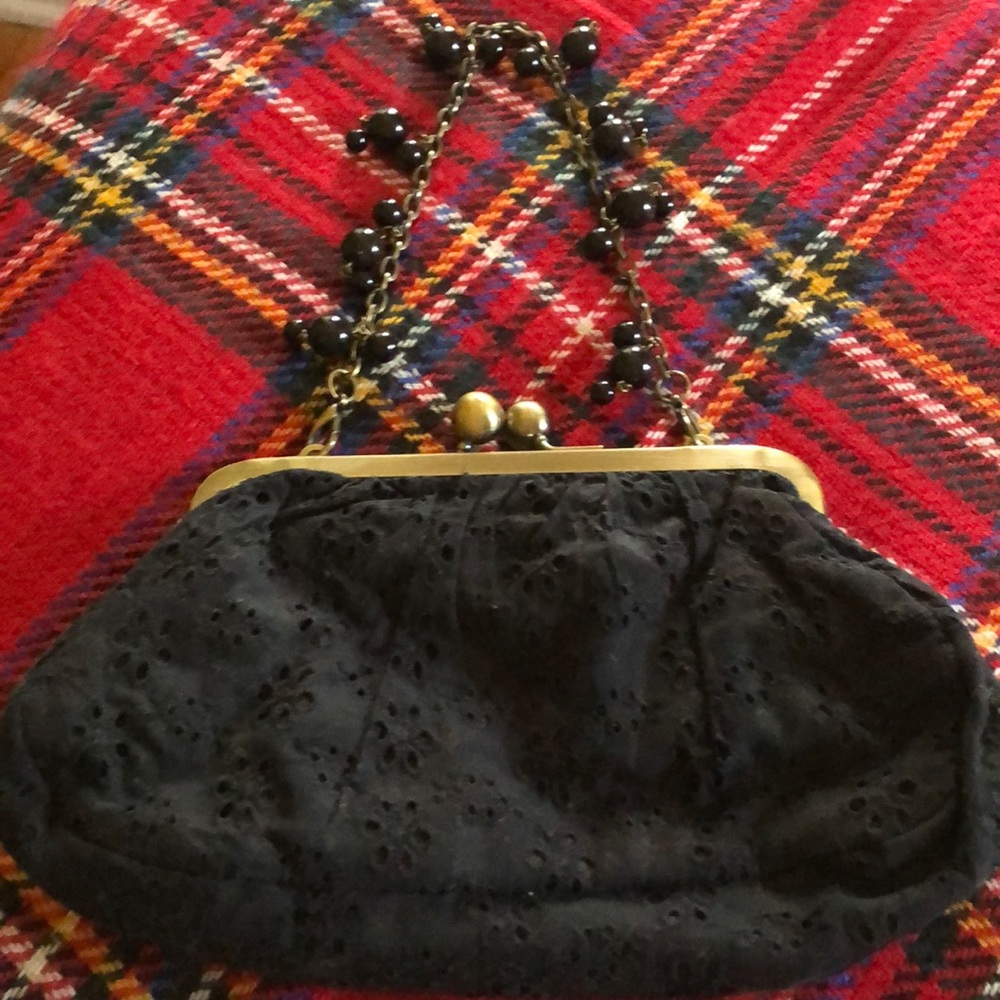 Tara Jarmon for Target black eyelet purse